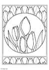 paginas-para-colorir tulipas