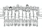 um time de futebol