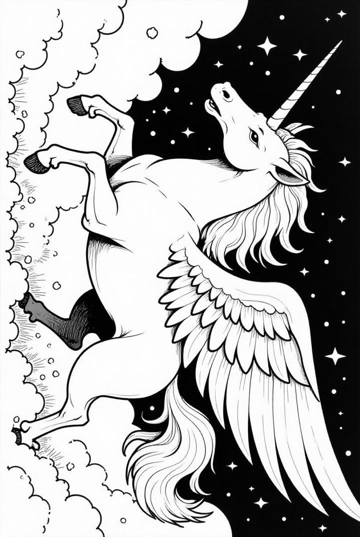 unicÃ³rnio na noite