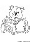 P�ginas para colorir urso