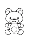 P�ginas para colorir urso