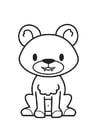 P�ginas para colorir urso