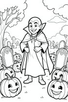 vampiro no cemitério