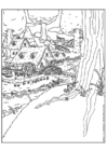 paginas-para-colorir vila dos elfos 
