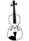 P�ginas para colorir violino