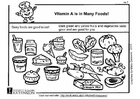 vitamina A nos alimentos