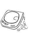 paginas-para-colorir walkman
